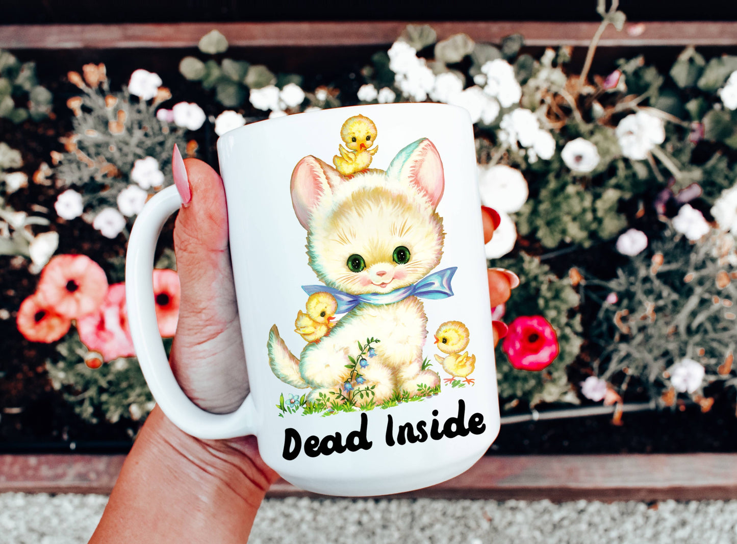 Dead Inside Coffee Mug 15oz