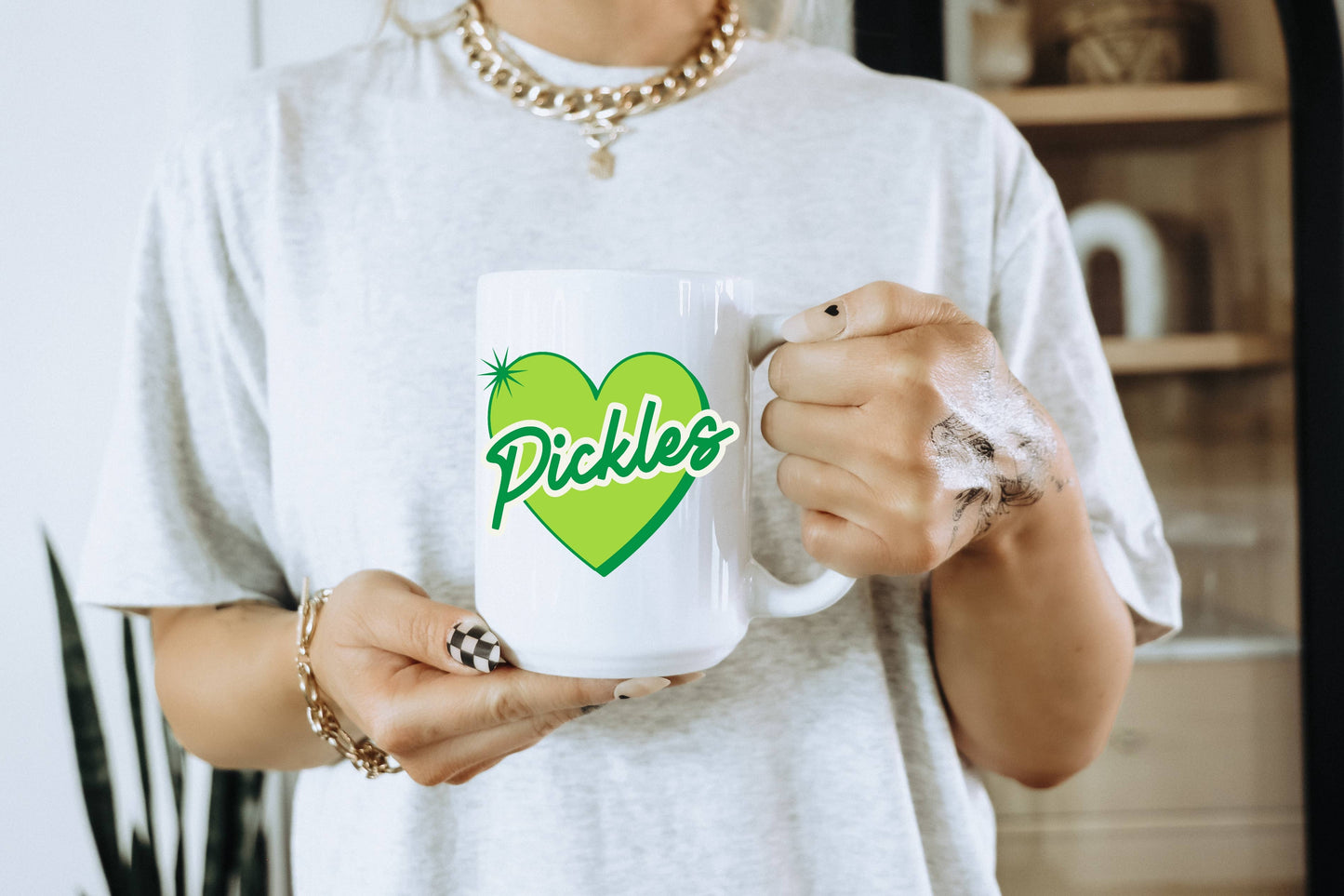 Pickle Lover Coffee Mug 15oz