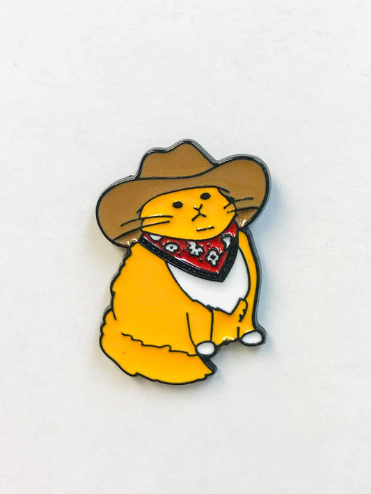 Cowboy Cat Pin