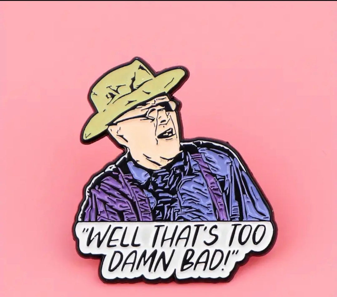 I'm Tired Of This Grandpa Pin