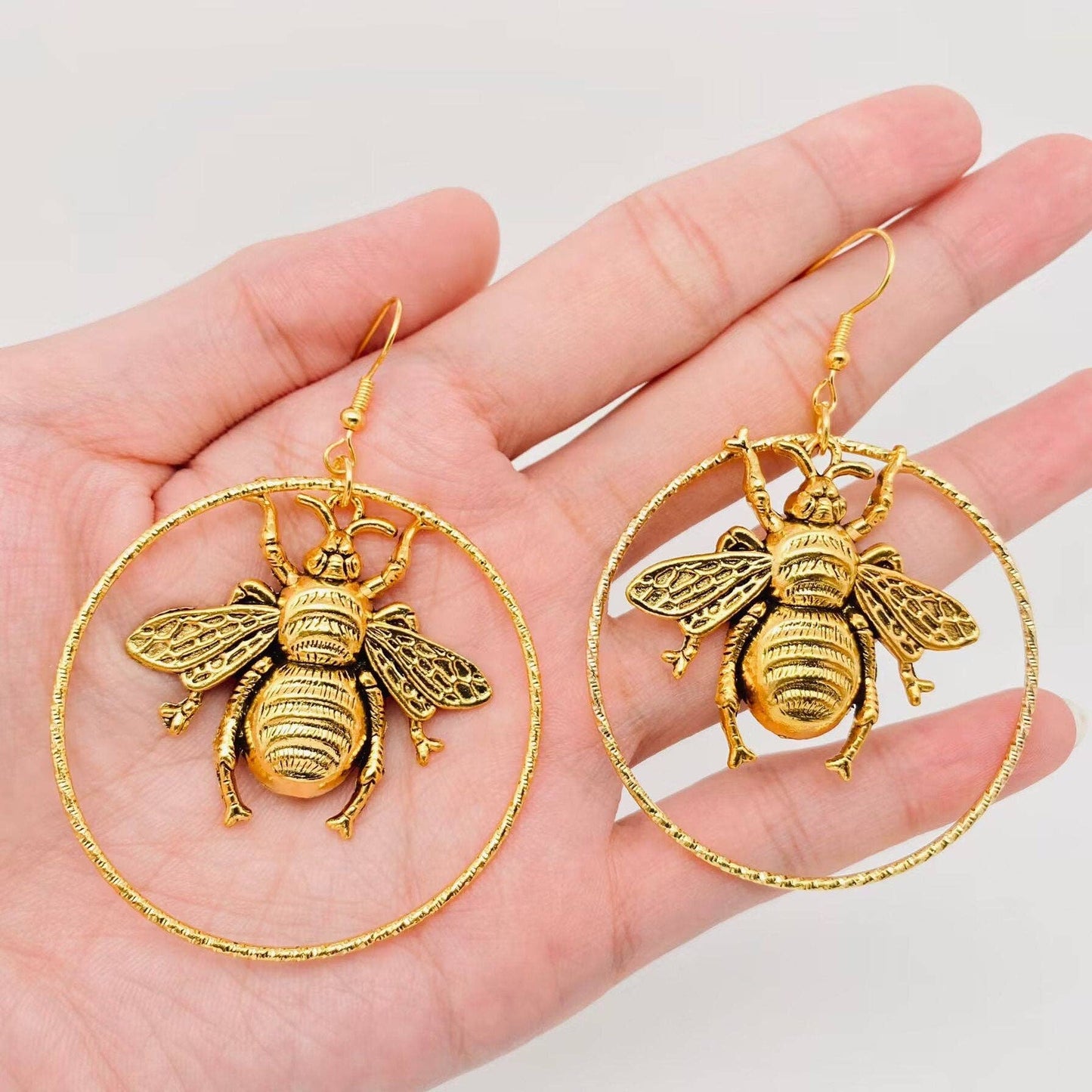 Golden Bee Earrings