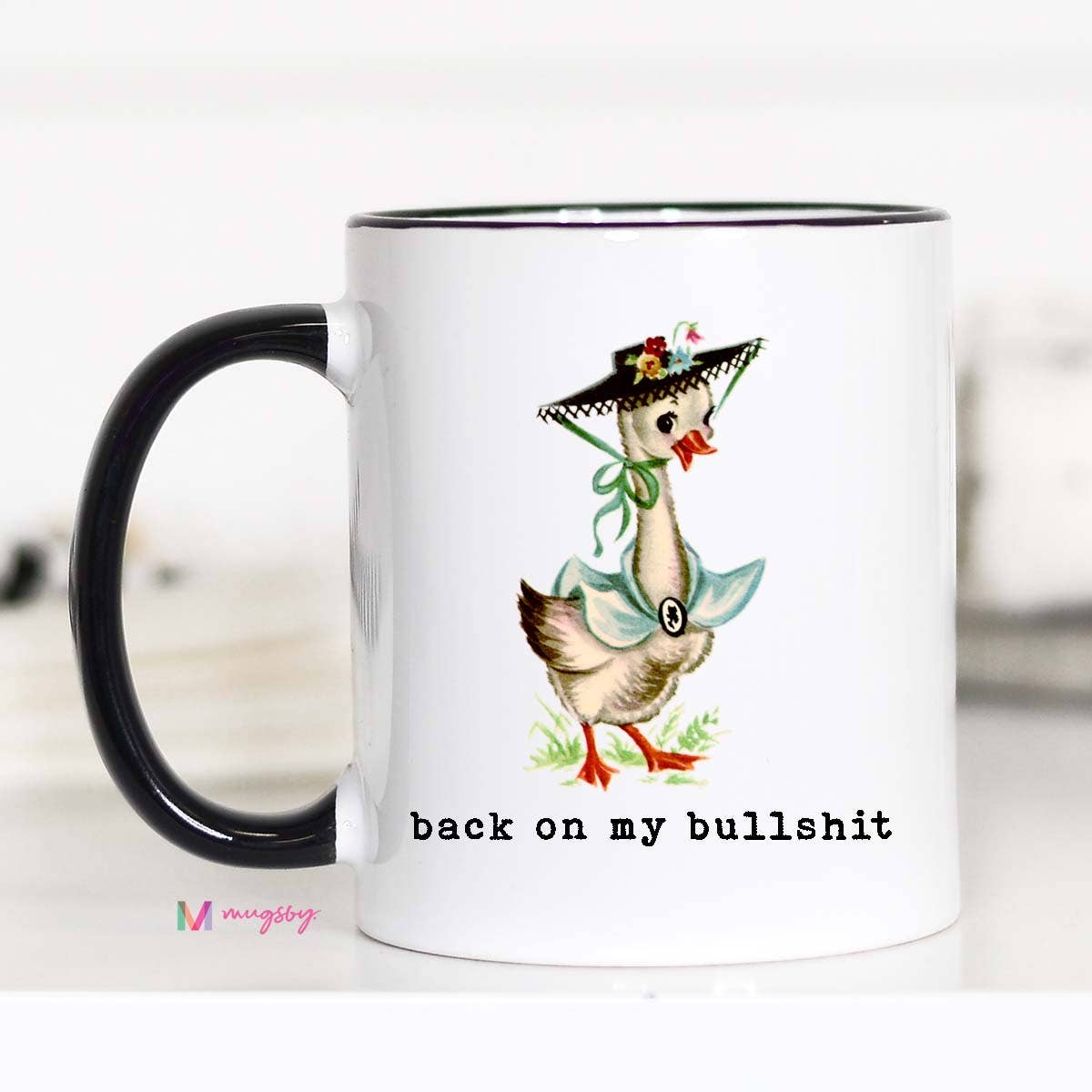 Back on my Bullshit Funny Coffee Mug 11oz